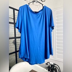 SHEIN LUNE Plus Solid Curved Hem Tee 3XL